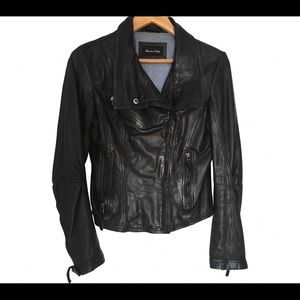 100% genuine sheepskin leather jacket